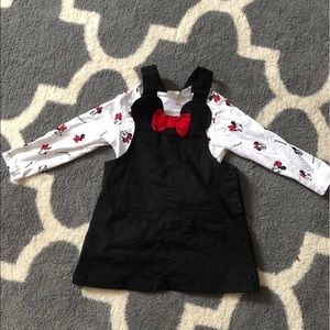 Minnie Mouse H&M Baby Toddler Overall Set